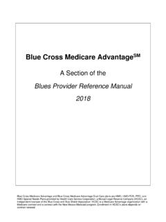Blue Cross Medicare Advantage and Blue Cross Medicare ...