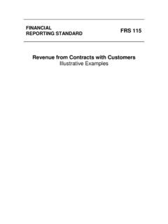 Revenue from Contracts with Customers Illustrative Examples