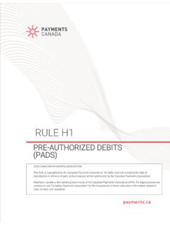 RULE H1 - Payments Canada