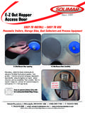 E-Z Out Hopper Access Door - Solimar Pneumatics