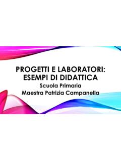 ESMPI DI PROGETTI E DI LABORATORI - icfoce.edu.it
