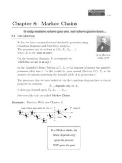 Chapter 8: Markov Chains - Auckland
