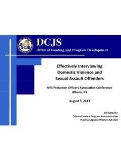 Effectively Interviewing Domestic Violence and Sexual ...