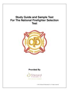 Study Guide and Sample Test For The National Firefighter ...