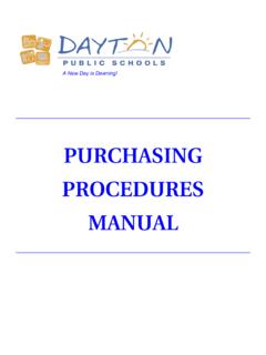 PURCHASING PROCEDURES MANUAL - dps.k12.oh.us
