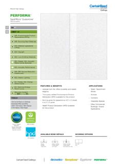 Sand Micro Customline Data Sheet - CertainTeed