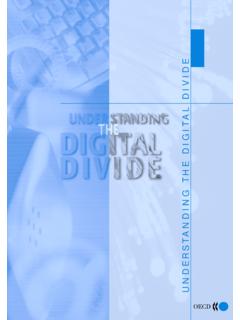 UNDERSTANDING THE DIGITAL DIVIDE - OECD