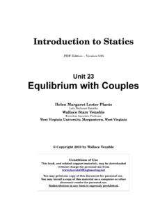 Unit 23 Equlibrium with Couples - Secrets of Engineering