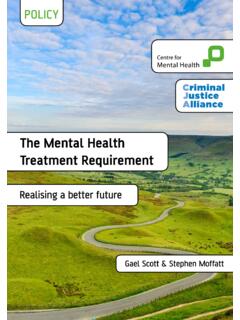 The Mental Health Treatment Requirement - Coast2Coast …