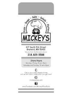 mickeyspizza.com