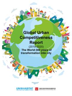 Global Urban Competitiveness Report - UN-Habitat