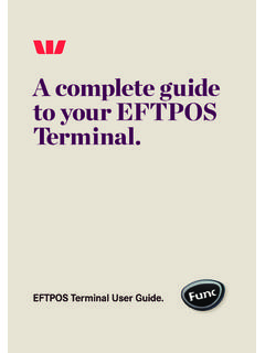A complete guide to your EFTPOS Terminal. - …