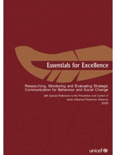 Essentials for excellence main12 - UNICEF