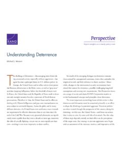 Understanding Deterrence - RAND Corporation
