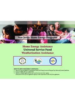 New Jersey Home Energy Programs Home Energy Assistance ...