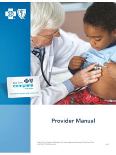 TABLE OF CONTENTS - Blue Cross Blue Shield of Michigan
