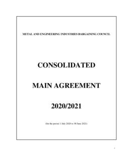 CONSOLIDATED MAIN AGREEMENT 2020/2021 - MEIBC