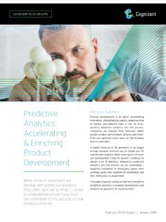 Predictive Analytics: Accelerating &amp; Enriching …