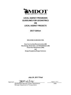 LOCAL AGENCY PROGRAMS GUIDELINES FOR …