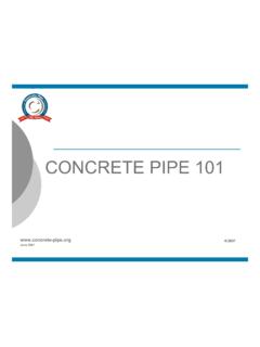2007 11 Concrete Pipe 101