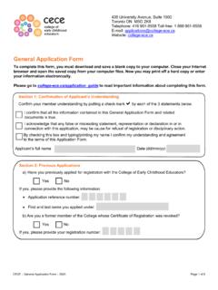 Form General Application - college-ece.ca
