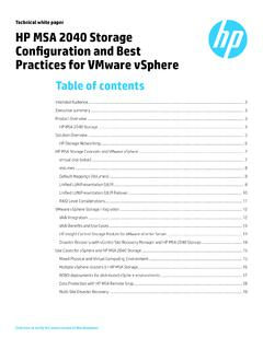 HP MSA 2040 Storage Configuration and Best Practices for ...