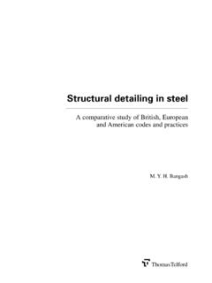 Structural detailing in steel