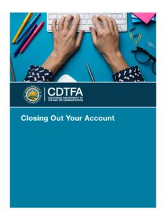 Closing Out Your Account - California