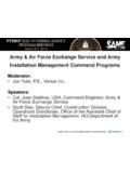 Army &amp; Air Force Exchange Service and Army …