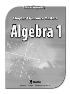 Chapter 4 Resource Masters - Commack Schools