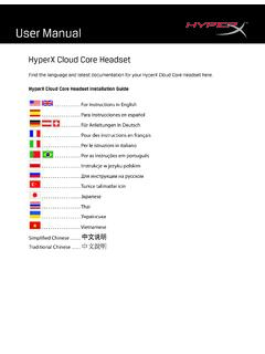 HyperX Cloud Core Headset Installation Guide