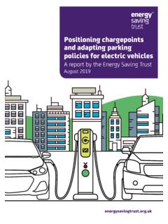 Positioning chargepoints and adapting parking policies for ...