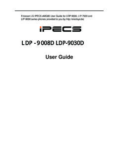 ElectSys Ericcsson eMG80 User Guide