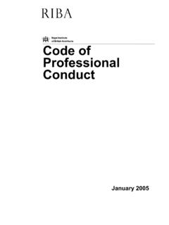 RIBA Code of Professional Conduct - architecture.com