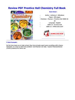 Review PDF Prentice Hall Chemistry Full Book