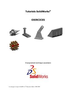 Tutoriels SolidWorks EXERCICES
